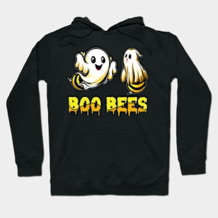 Funny Boo Bees Animal Ghost Funny Halloween Hoodie